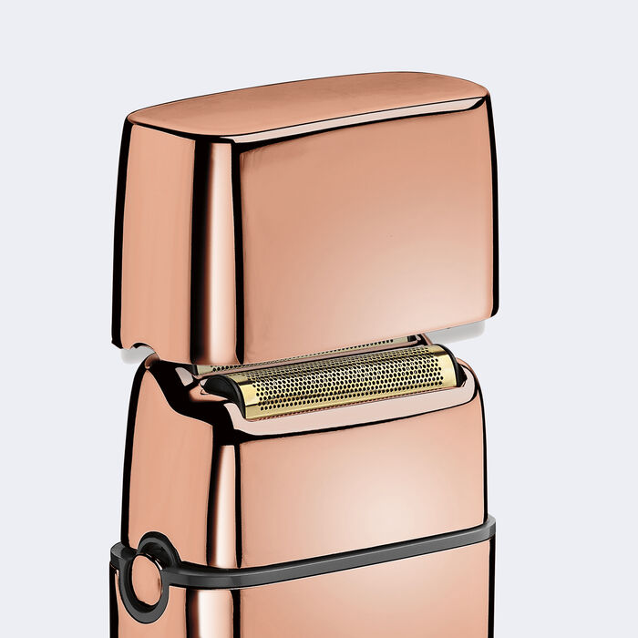 Afeitadora de doble hoja metálica sin cable FOILFX02™​​​​​​​ de BaBylissPRO® (oro rosado)