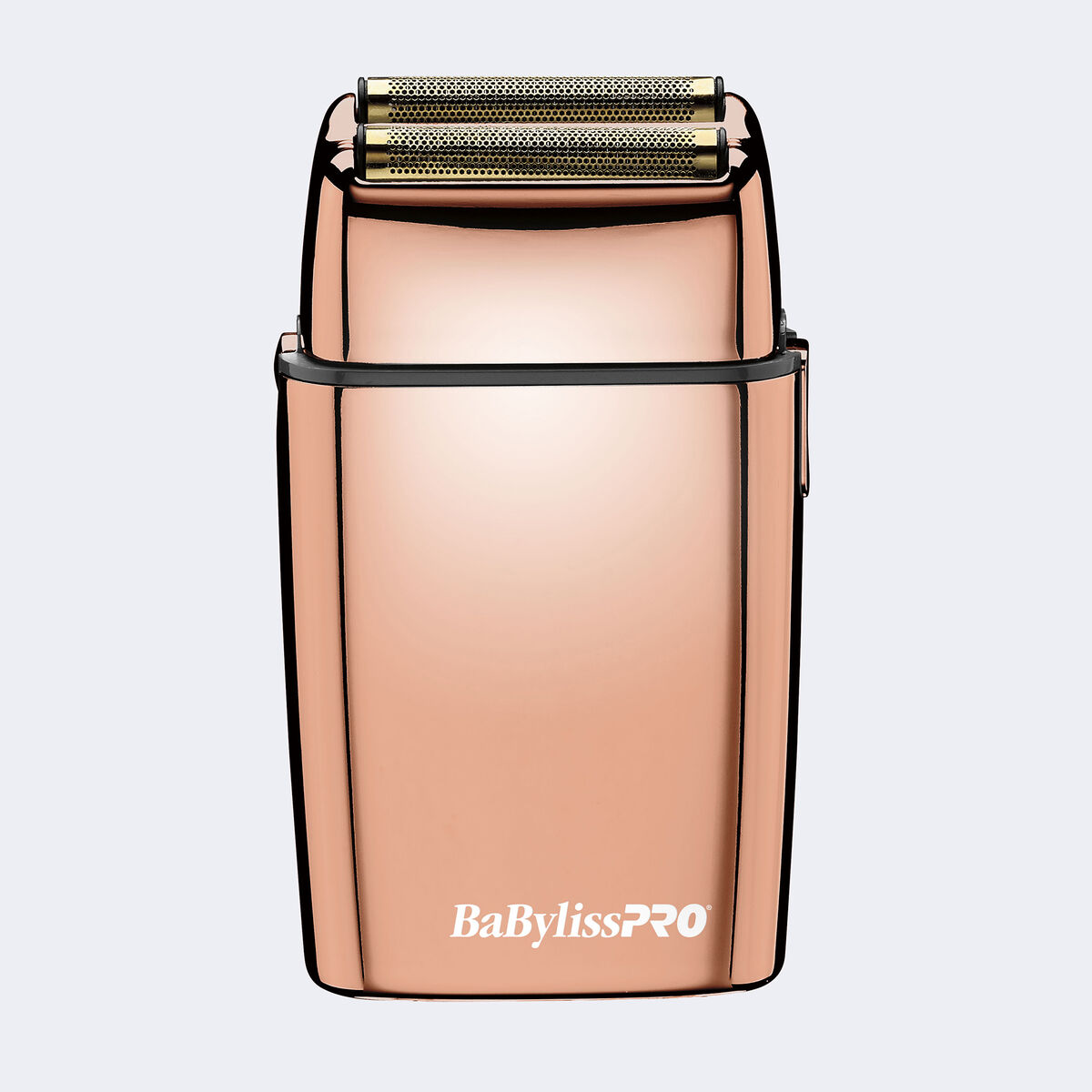 Afeitadora de doble hoja metálica con/sin cable BaBylissPRO® FOILFX02™, en oro rosa