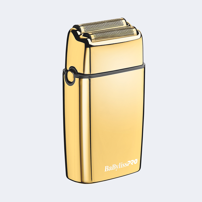 BaBylissPRO® FOILFX02™ Cordless Gold Metal Double Foil Shaver, , hi-res image number 1