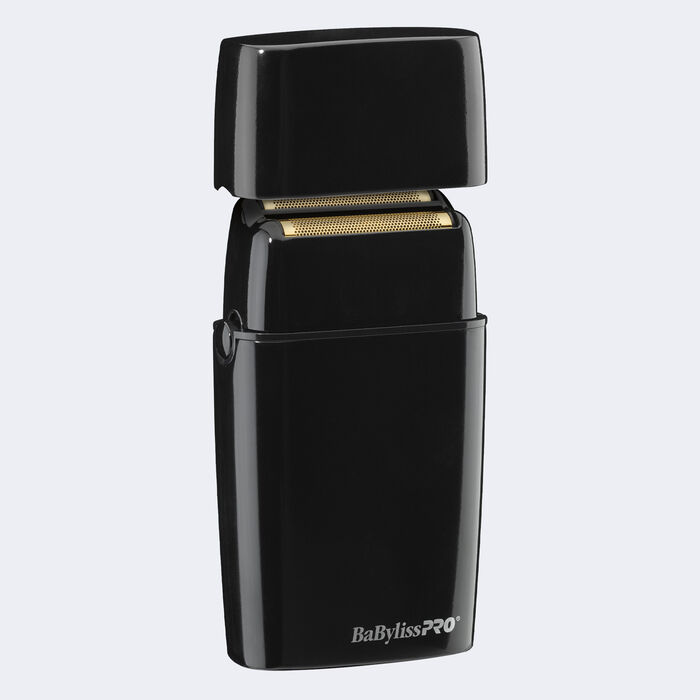 BaBylissPRO® FOILFX02™ Cordless Black Metal Double Foil Shaver