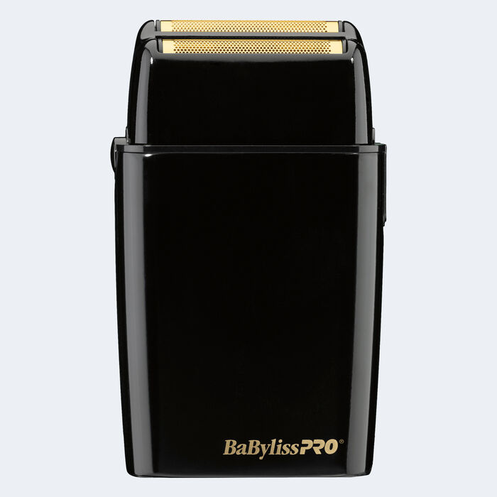 BaBylissPRO® FOILFX02™ Cordless Black Metal Double Foil Shaver, , hi-res image number 0