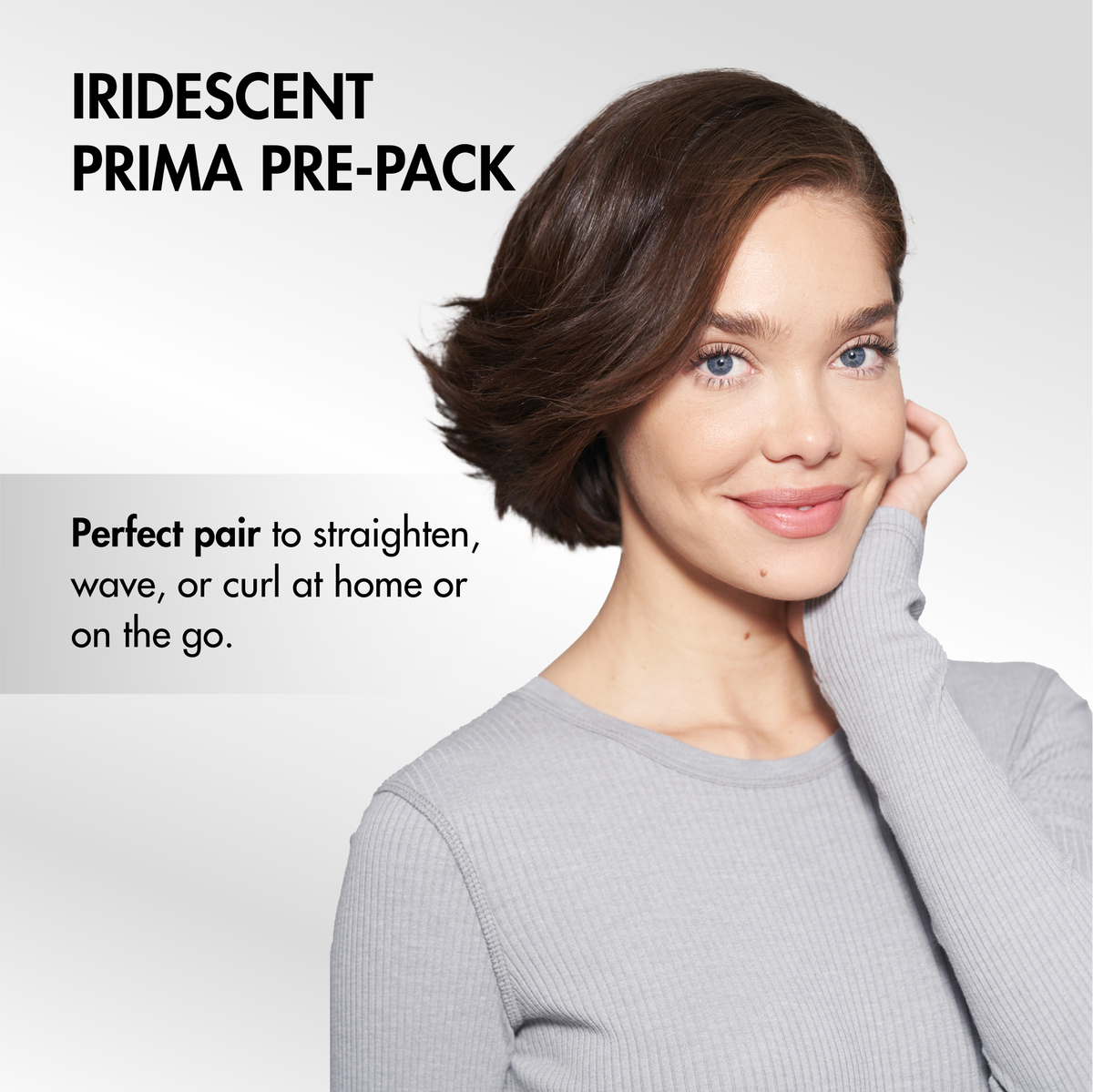 BaBylissPRO&reg; Nano Titanium&trade; Iridescent Prima3100 & Prima2000 Styling Irons Prepack