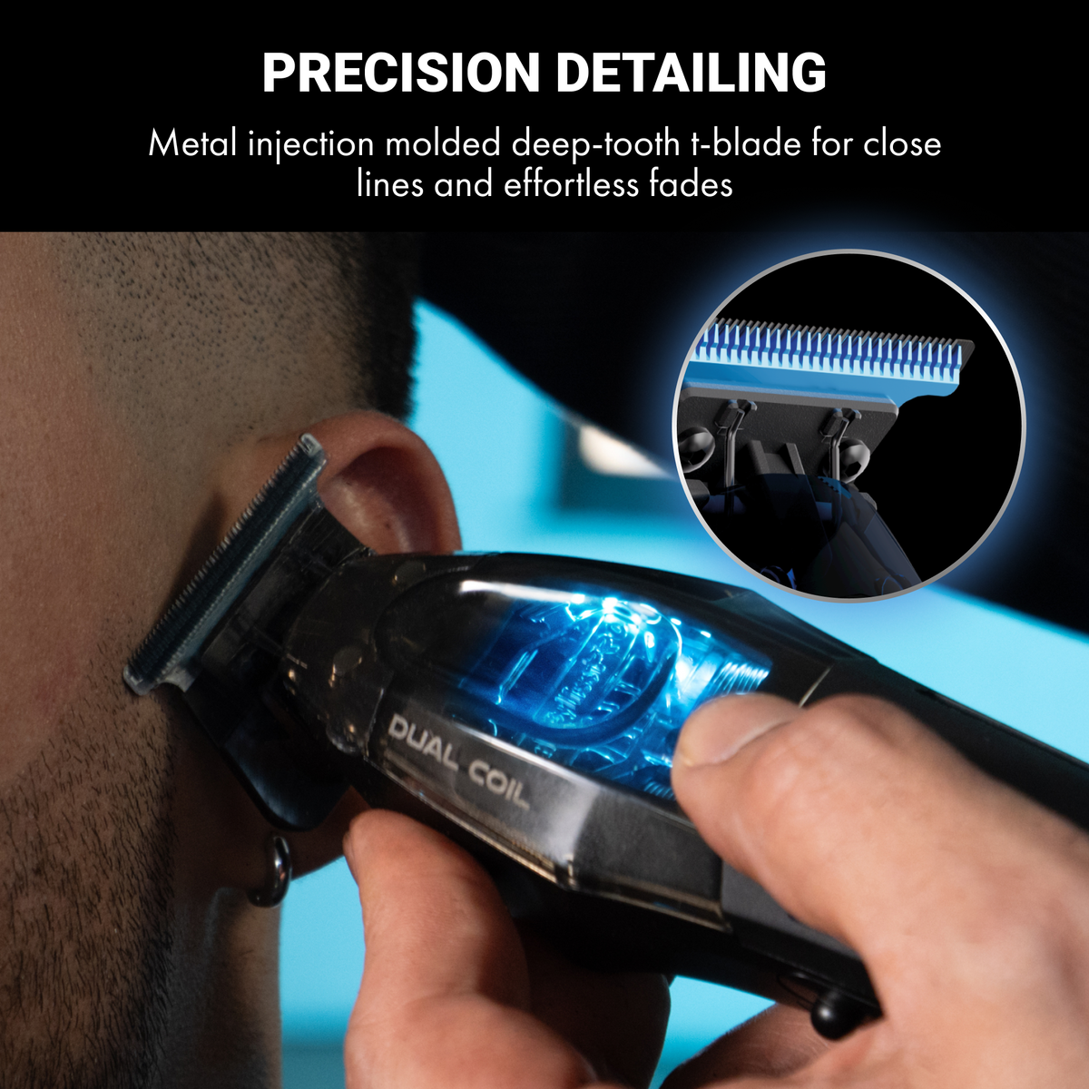 Recortadora de cabello con motor de doble bobina BaBylissPRO®, alta resolución 6