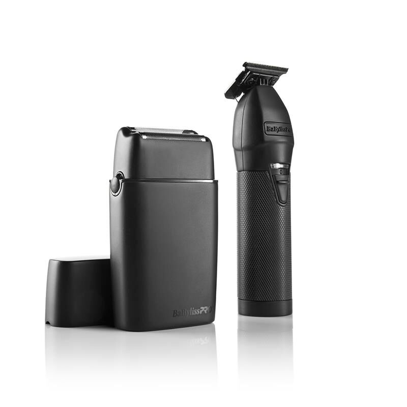 Trimmer & Double-Foil Shaver | Black Gift Set | BaBylissPRO