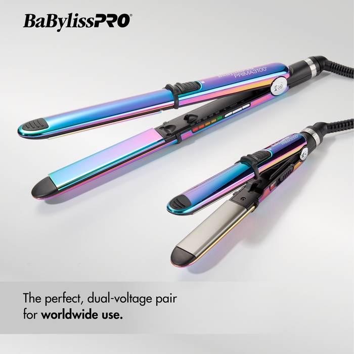 Juego de planchas Iridescent Prima3100 y Prima2000 de BaBylissPRO® Nano Titanium™