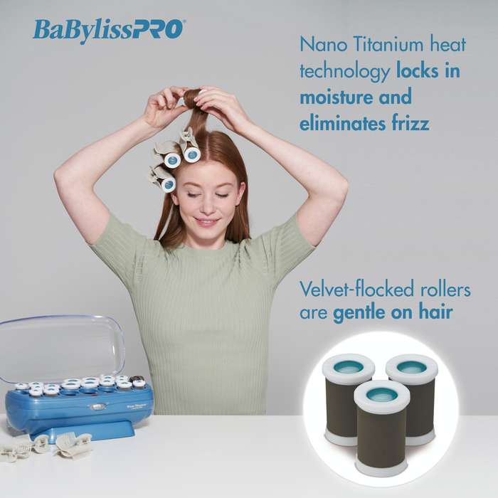 Babyliss heated hair rollers store