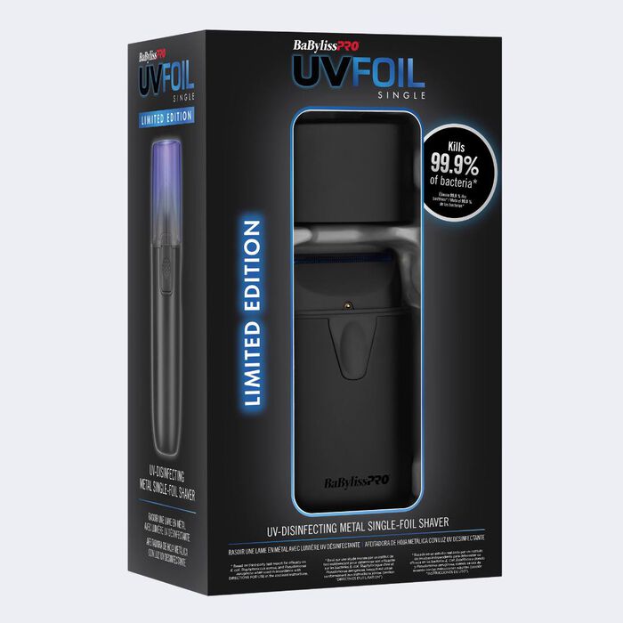 BABYLISS PRO UV FOIL UV-Disinfecting Metal Foil Shaver BABYLISS PRO UV FOIL UV-Disinfecting Metal Foil Shaver