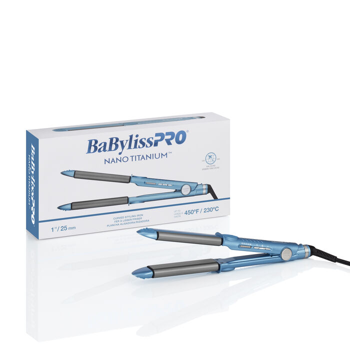 Plancha alisadora/onduladora BaBylissPRO® Nano Titanium™ de 1 in
