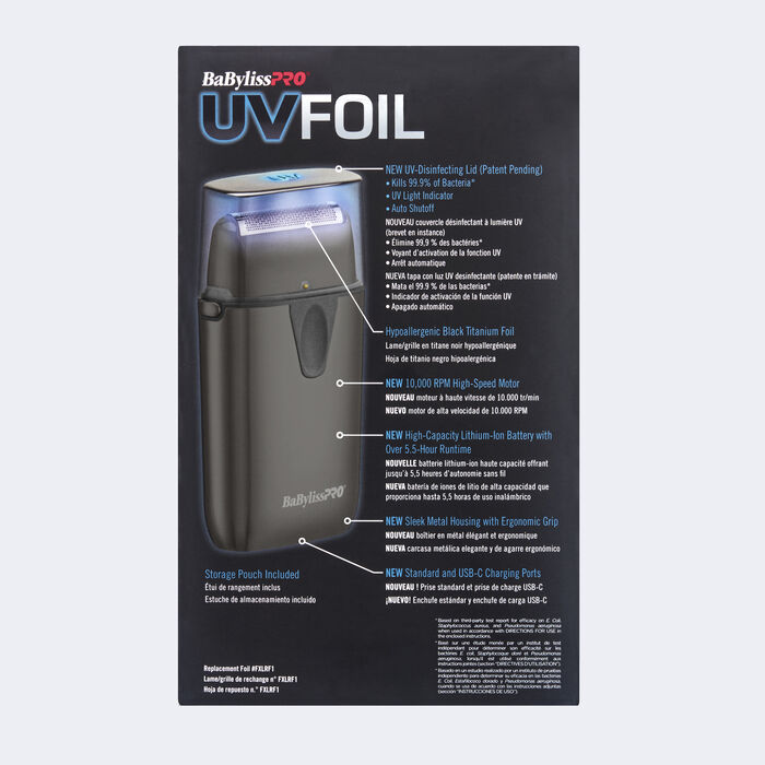 BaBylissPRO® UVFOIL Single Foil Shaver, , hi-res image number 5