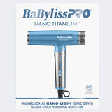 Secador iónico de alta velocidad ultraliviano BaBylissPRO® Nano Titanium™