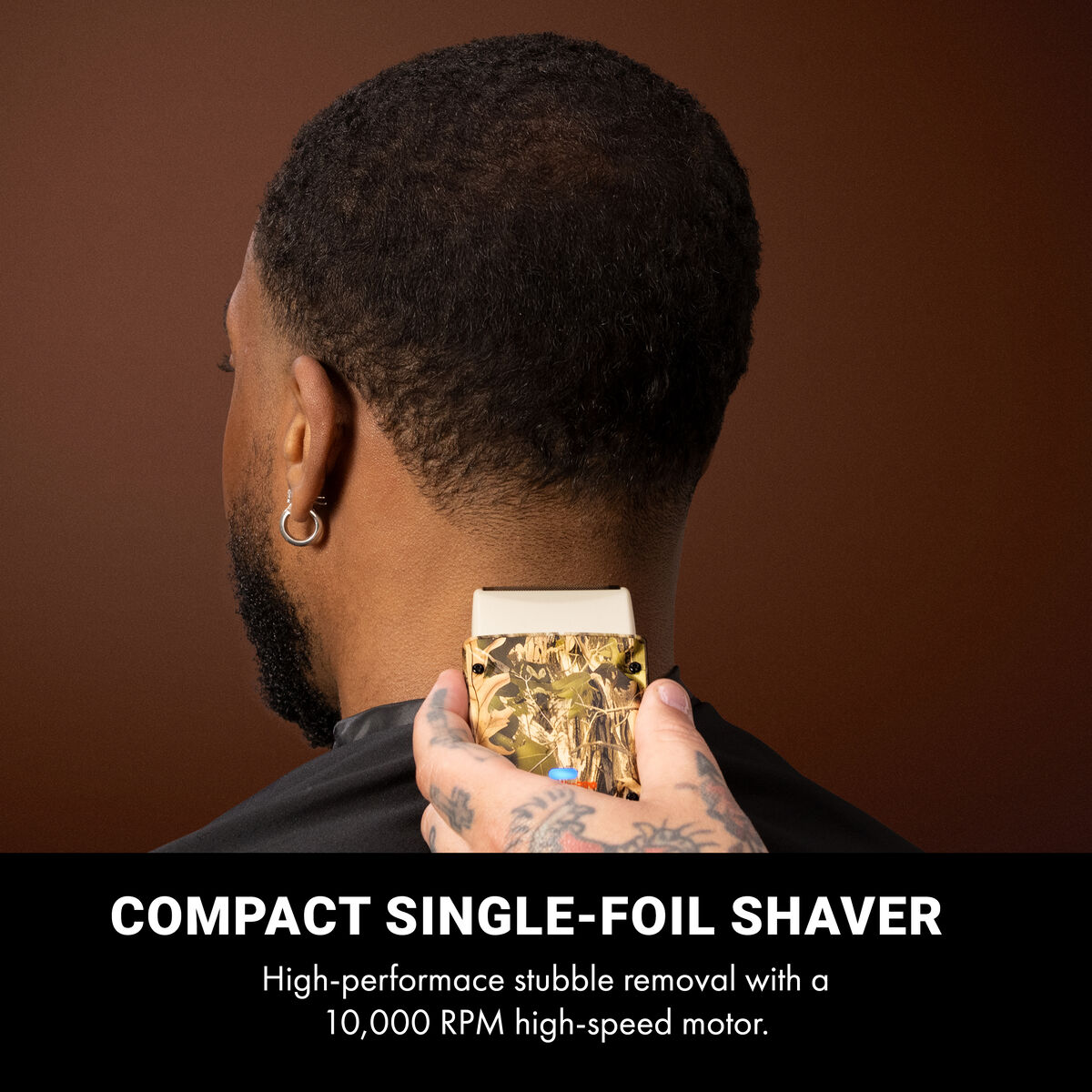 Afeitadora de hoja de tamaño compacto LO-PROFX BaBylissPRO®, en camuflaje (edición limitada)