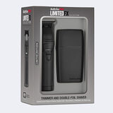 BaBylissPRO&reg; LimitedFX Matte Black Trimmer and Double-Foil Shaver Gift Set
