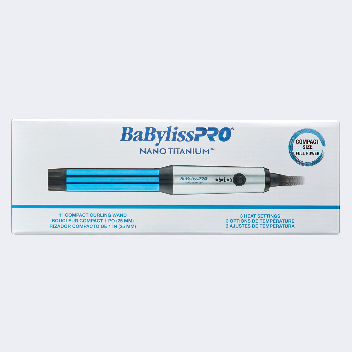 Rizador compacto de 1 in BaBylissPRO® Nano Titanium™