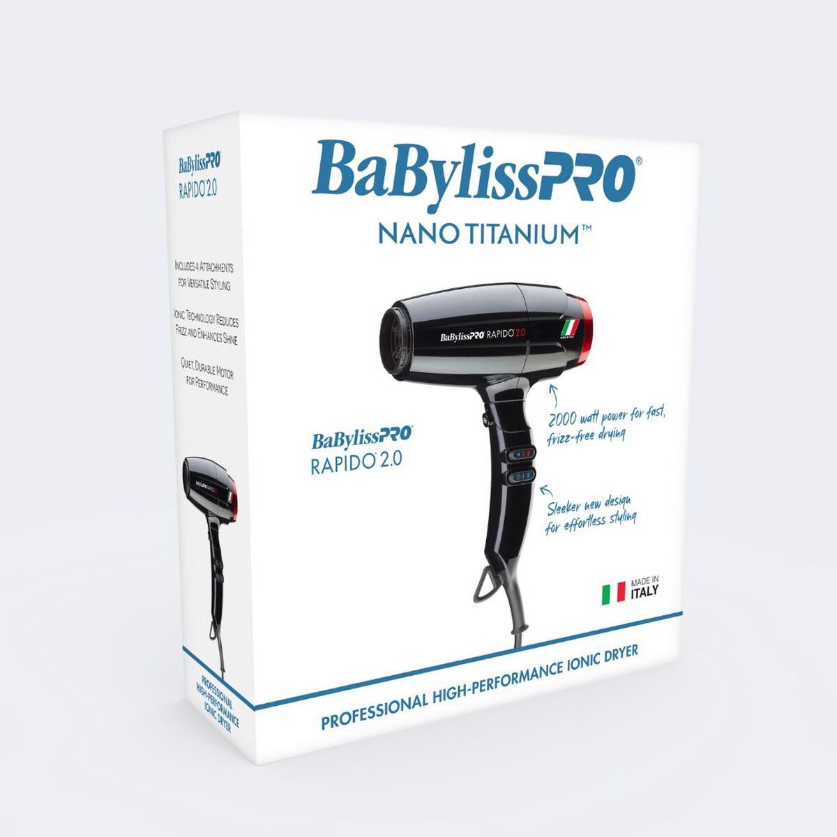 Secador de alta velocidad Rapido 2.0 de BaBylissPRO®