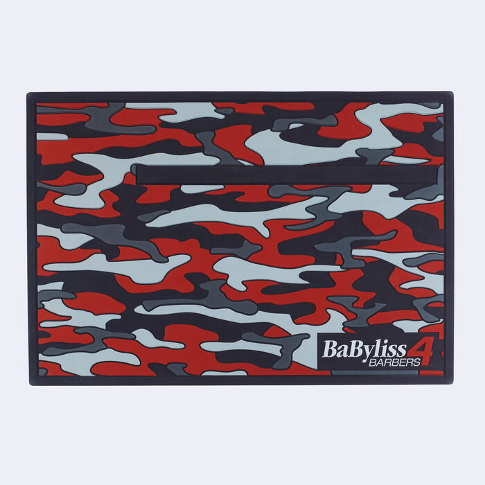 BaBylissPRO® Red Camo Magnetic Strip Barber Mat