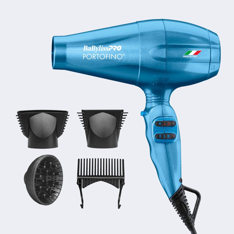 Secador grande BaBylissPRO® Nano Titanium™ Portofino™ (azul)