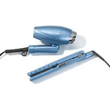 BaBylissPRO&reg; Nano Titanium&trade; Limited Edition Compact Folding Ionic Dryer & 1.25" Digital Ionic Flat Iron Prepack