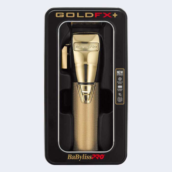 Cortadora de cabello completamente metálica de litio BaBylissPRO® GoldFX+
