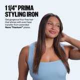 Plancha BaBylissPRO® Nano Titanium™ 3000® de 1¼ in, edición limitada (azul hielo)