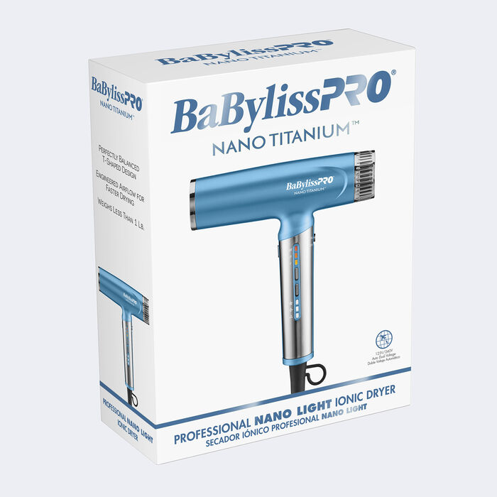 Secador iónico de alta velocidad ultraliviano BaBylissPRO® Nano Titanium™