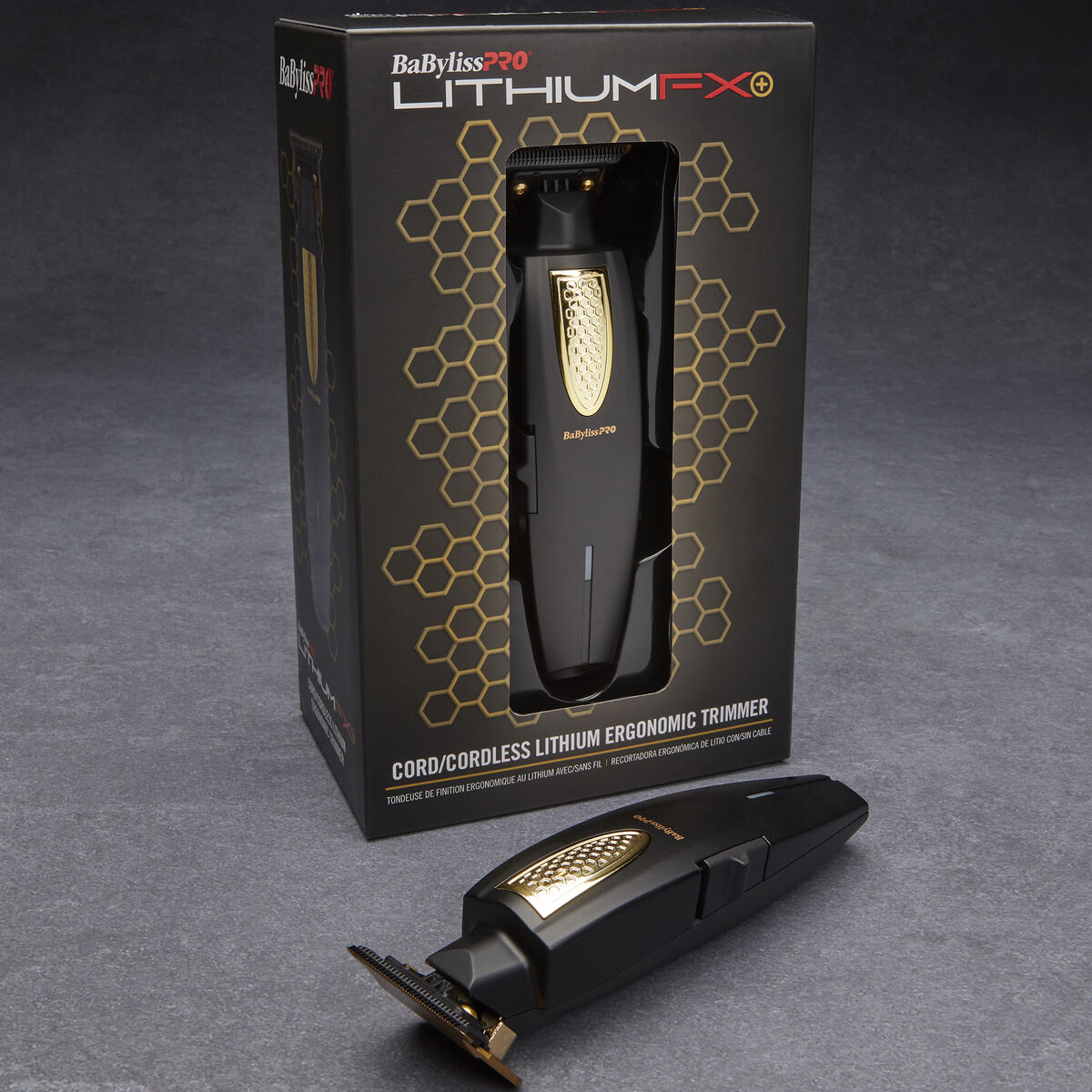 Recortadora ergonómica de litio con/sin cable LithiumFX de BaBylissPRO®