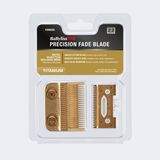 Cuchilla para cortes Fade de precisión moldeada por inyección (MIM) de titanio dorado BaBylissPRO®