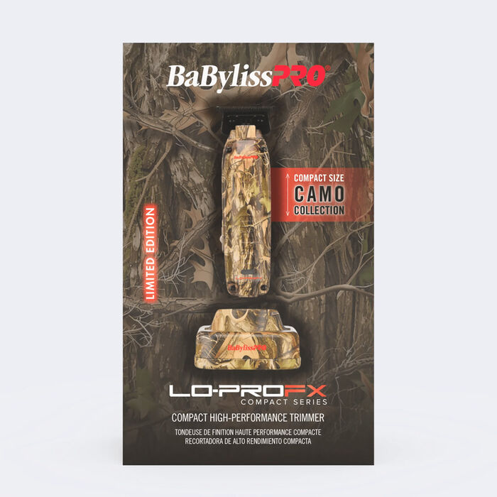 Recortadora de tamaño compacto LO-PROFX BaBylissPRO®, colección en camuflaje de edición limitada