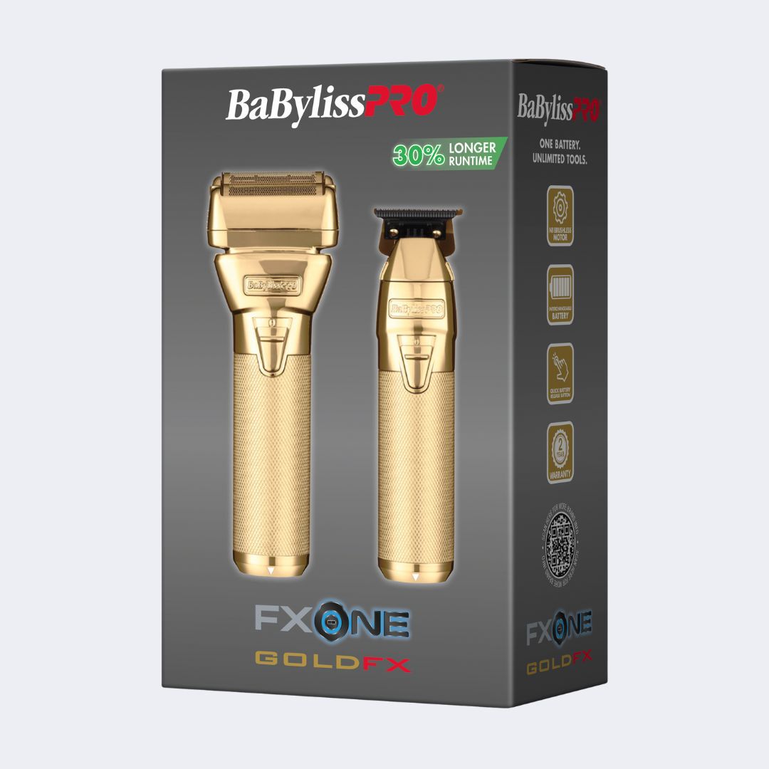 Limited Edition FXONE GOLDFX Trimmer and Shaver Prepack