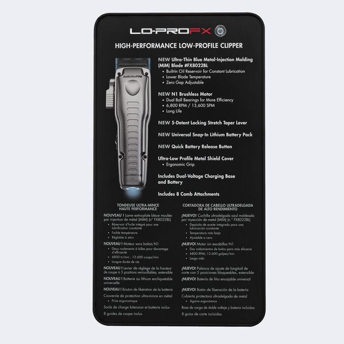 BaBylissPRO® FXONE Lo-ProFX High Performance Low-Profile Clipper
