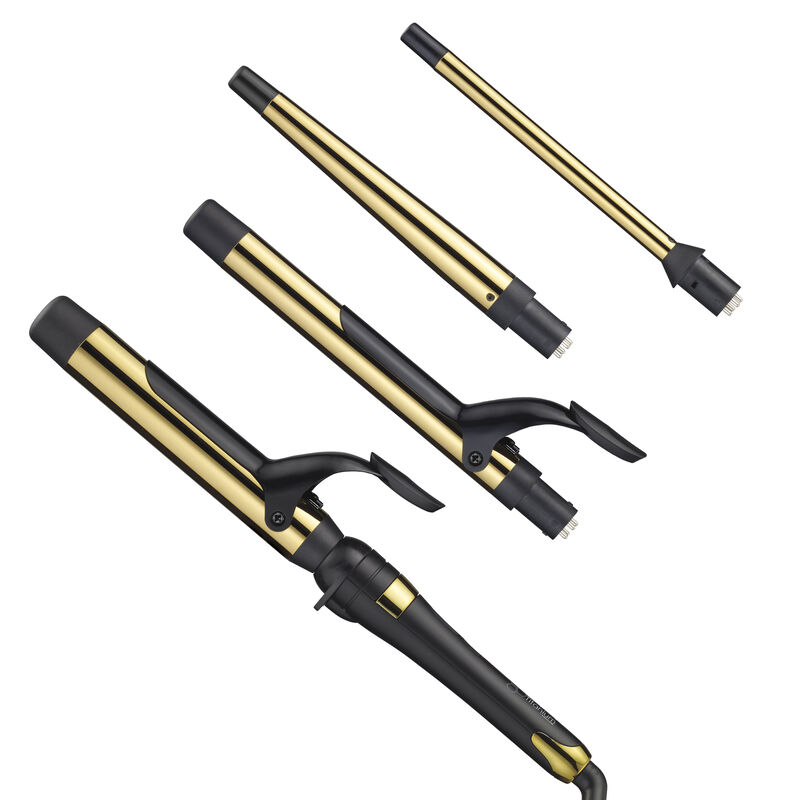 BaBylissPRO&reg; Graphite Titanium 4-Piece Interchangeable Curling Set