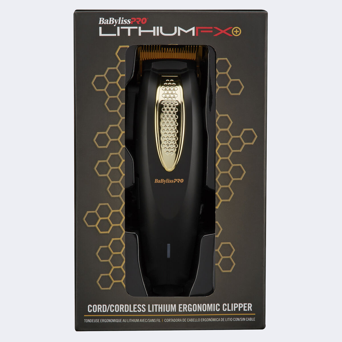 Cortadora de cabello ergonómica de litio con/sin cable LithiumFX de BaBylissPRO®