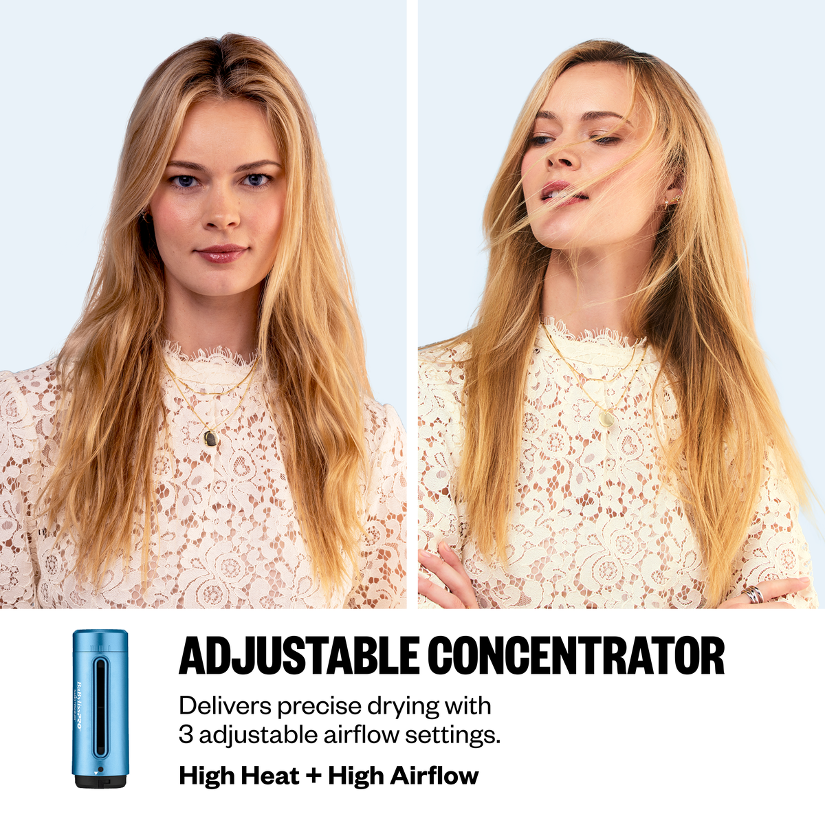 Sistema de secado y peinado con aire caliente 5 en 1 para cabello liso u ondulado BaBylissPRO® Style/Switch™