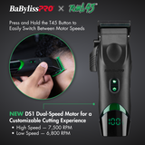BaBylissPRO&reg; x Tomb45&reg; Wireless-Charging Clipper