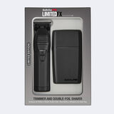 BaBylissPRO&reg; LimitedFX Matte Black Trimmer and Double-Foil Shaver Gift Set