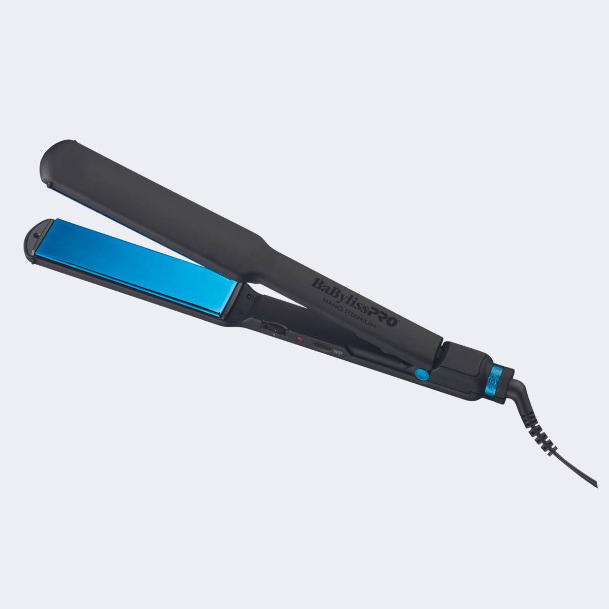 Plancha alisadora ultradelgada de 1½ in BaBylissPRO® Nano Titanium™, en negro y azul (edición limitada)