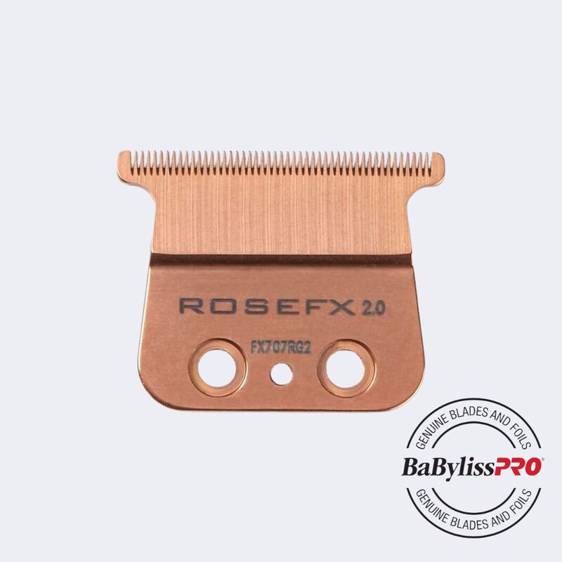 Cuchilla en “T” de dientes profundos de titanio oro rosa BaBylissPRO®