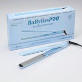 Plancha alisadora ultradelgada digital BaBylissPRO® Nano Titanium™, 1 in, de edición limitada (azul hielo)