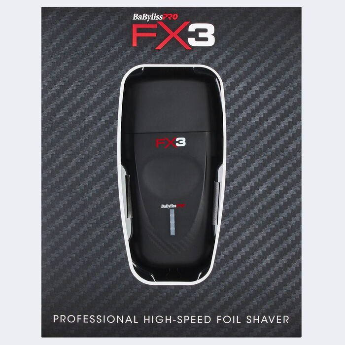 BaBylissPRO FX3 Professional High Speed Foil Shaver (Black)