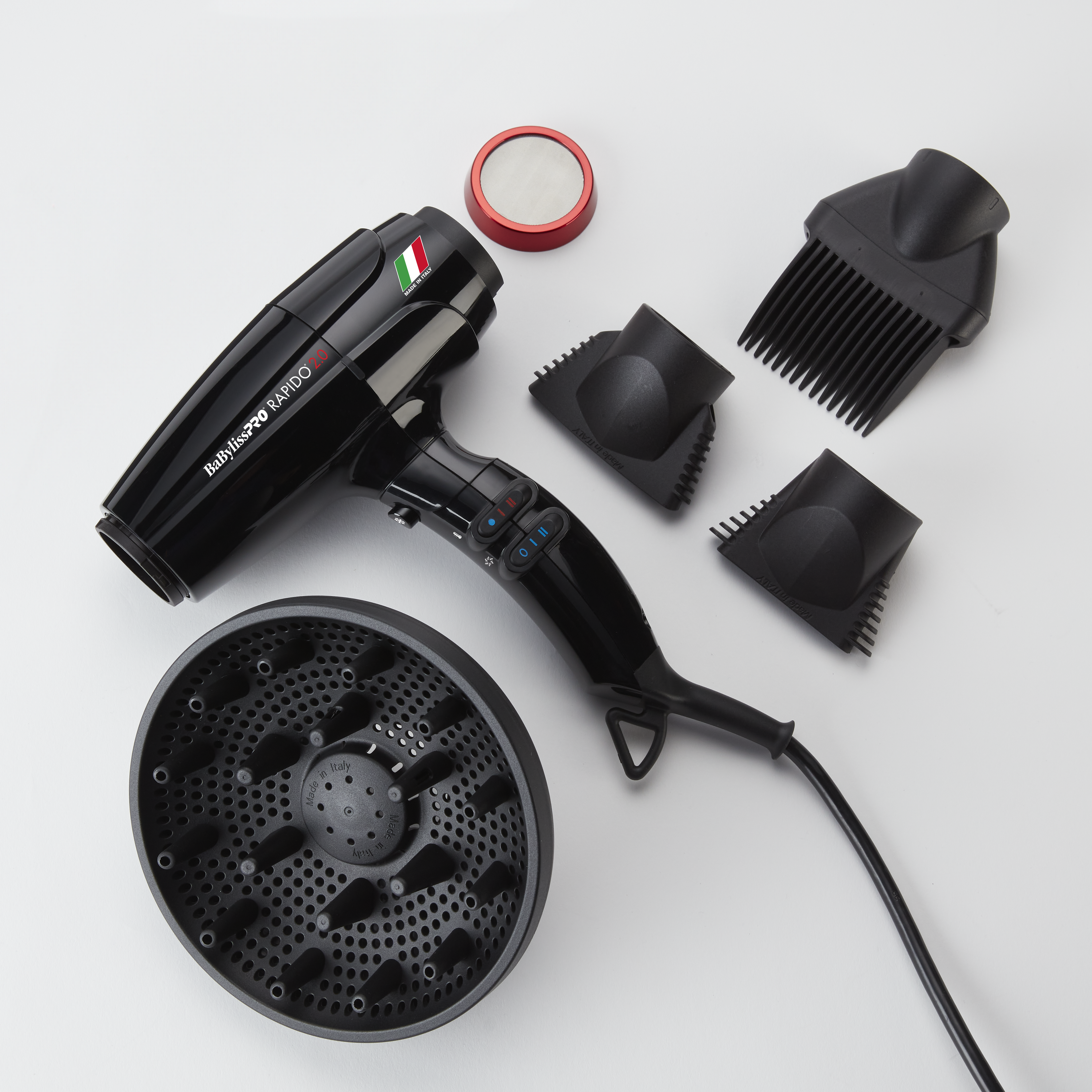 貴重フェラーリ製ドライヤー　BaBylissPRO RAPIDO High Speed Rapido 2.0 Hair Dryer | Italian, Lightweight | BaBylissPRO