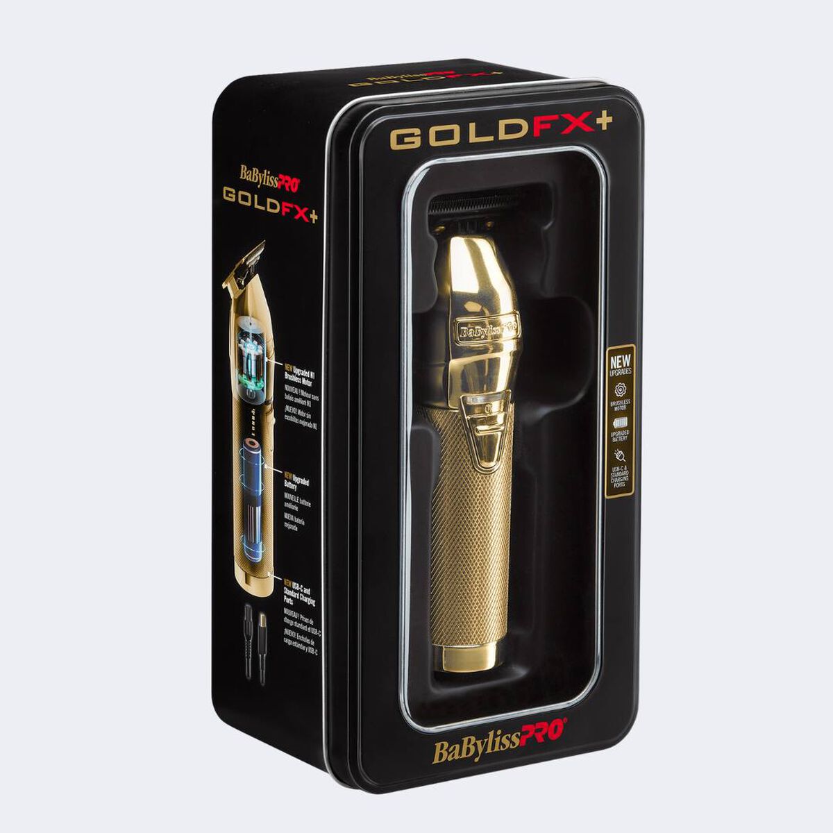 Recortadora de contorno completamente metálica de litio BaBylissPRO® GoldFX+