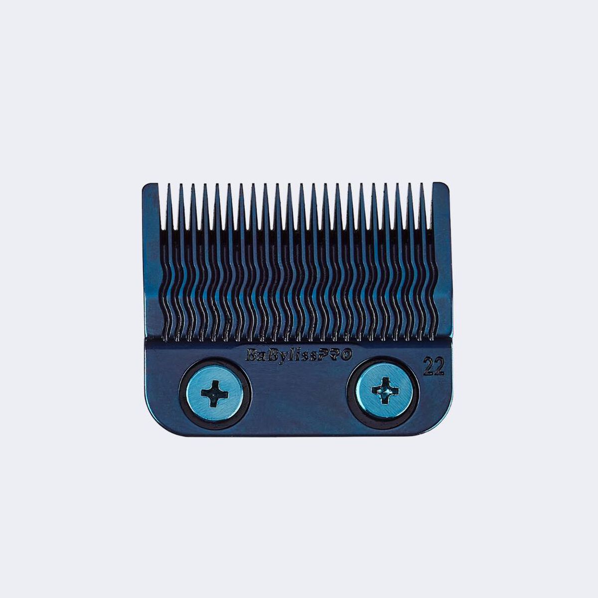 Cuchilla para cortes Fade de precisión moldeada por inyección (MIM) de titanio azul BaBylissPRO®