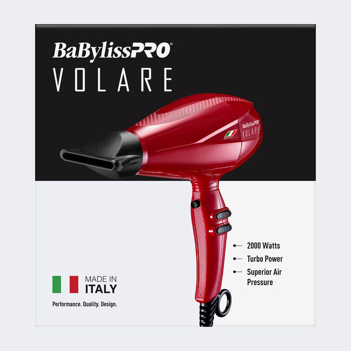 BaBylissPRO Volare V1 Hair Dryer (RED)