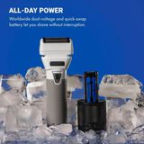 Afeitadora de doble hoja de batería intercambiable de metal FXONE FrostByte de BaBylissPRO®, edición limitada