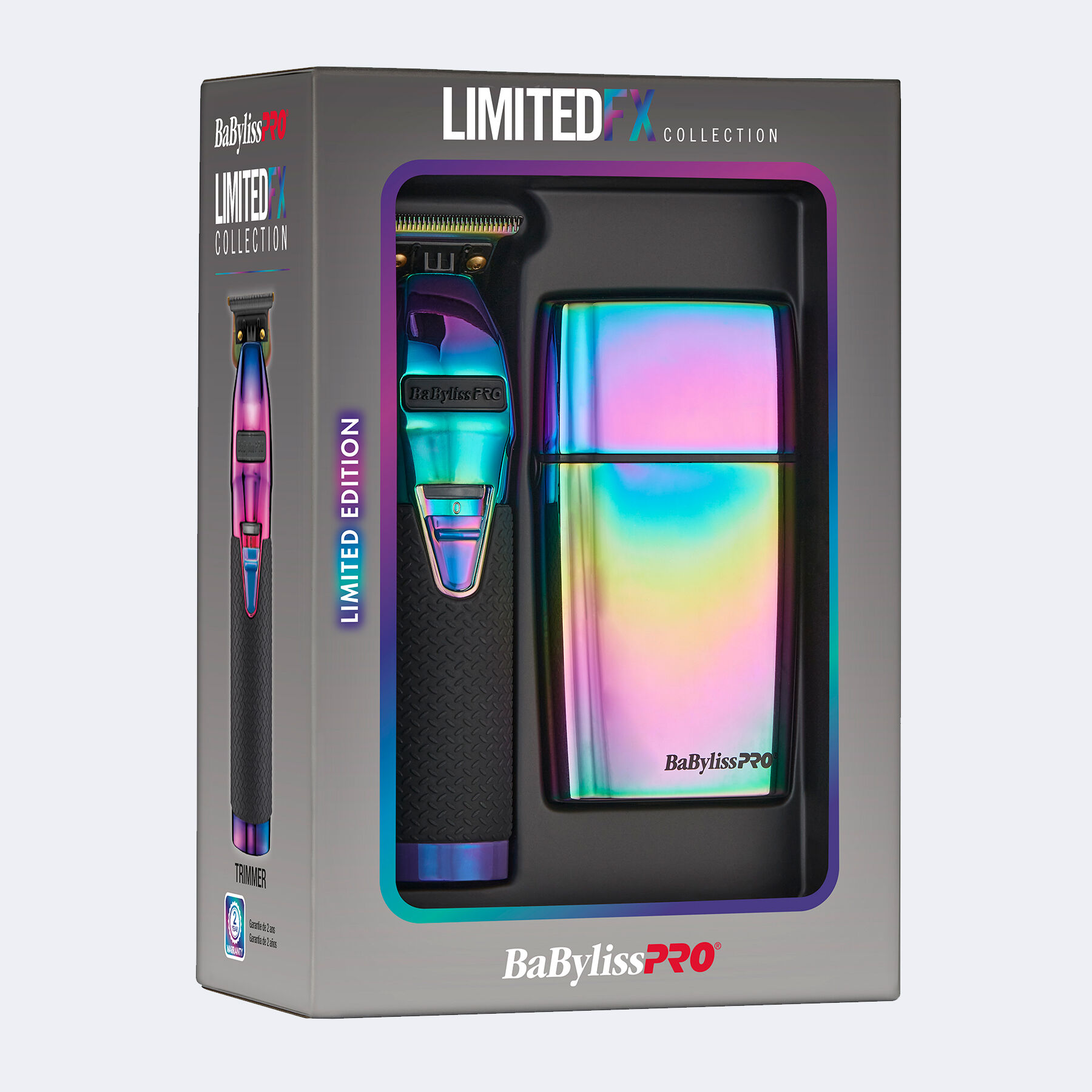 Iridescent Trimmer & Double-Foil Shaver | BaBylissPRO