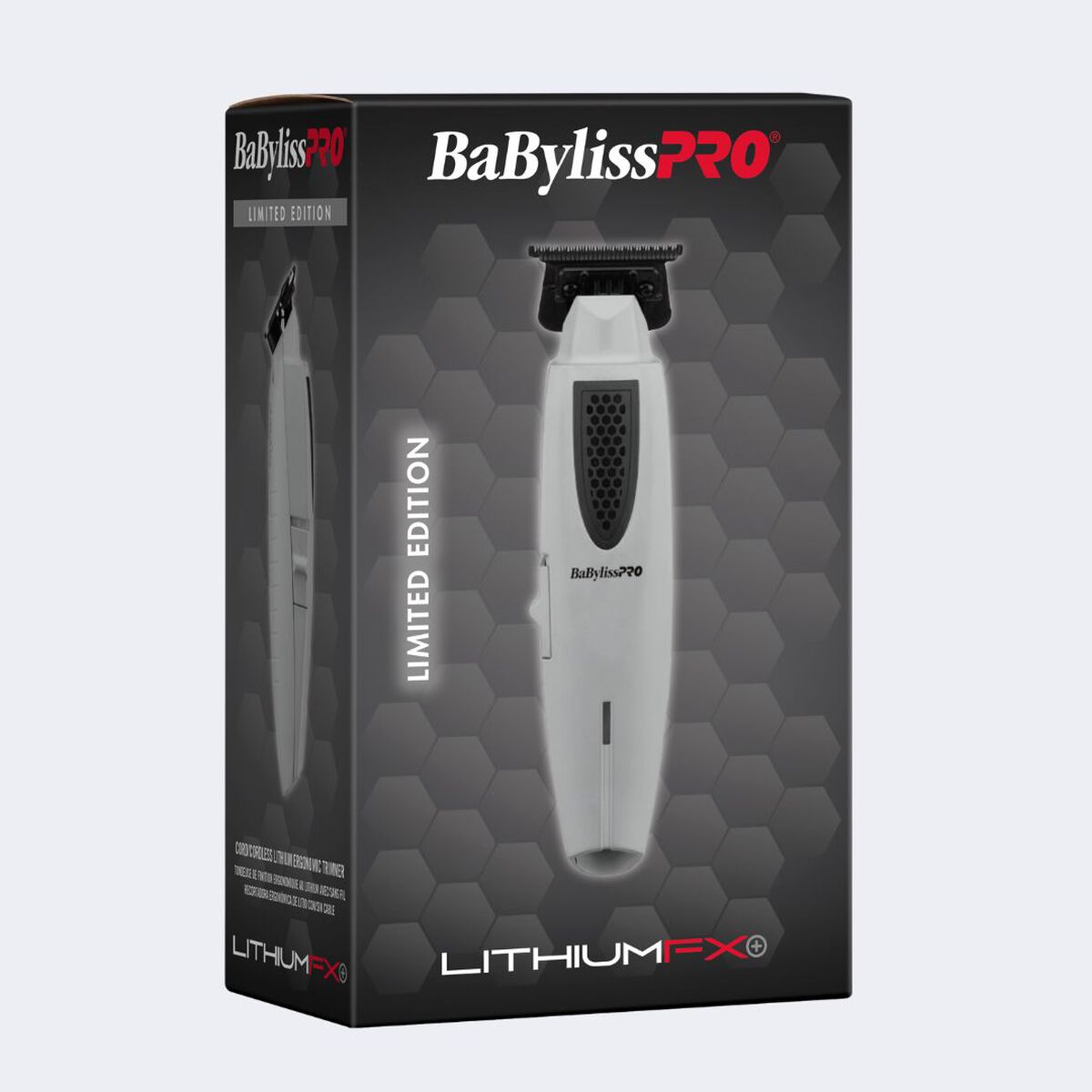 Recortadora ergonómica de litio con/sin cable BaBylissPRO® LithiumFX+, en gris (edición limitada)