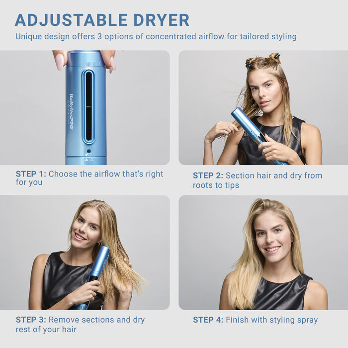 BaBylissPRO® Nano Titanium™ StyleSwitch™ Ionic Multi-Styler & Dryer