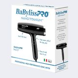 BaBylissPRO&reg; Nano Titanium&trade; Professional Italian High-Speed Falco Dryer (Black)