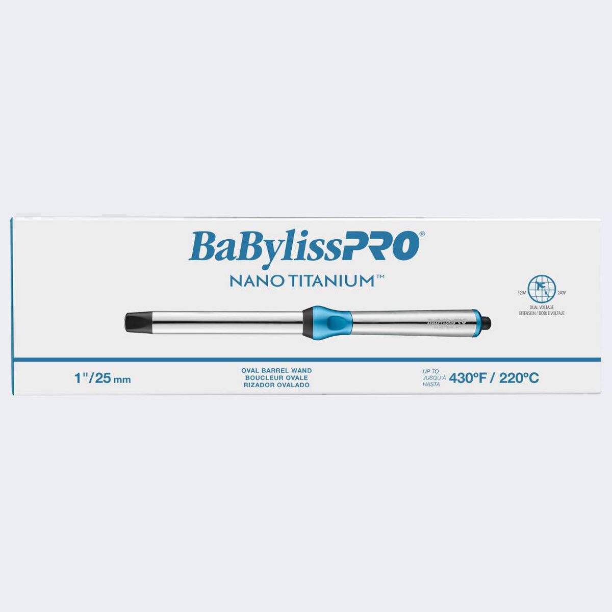 Rizador ovalado de 1 in BaBylissPRO® Nano Titanium™