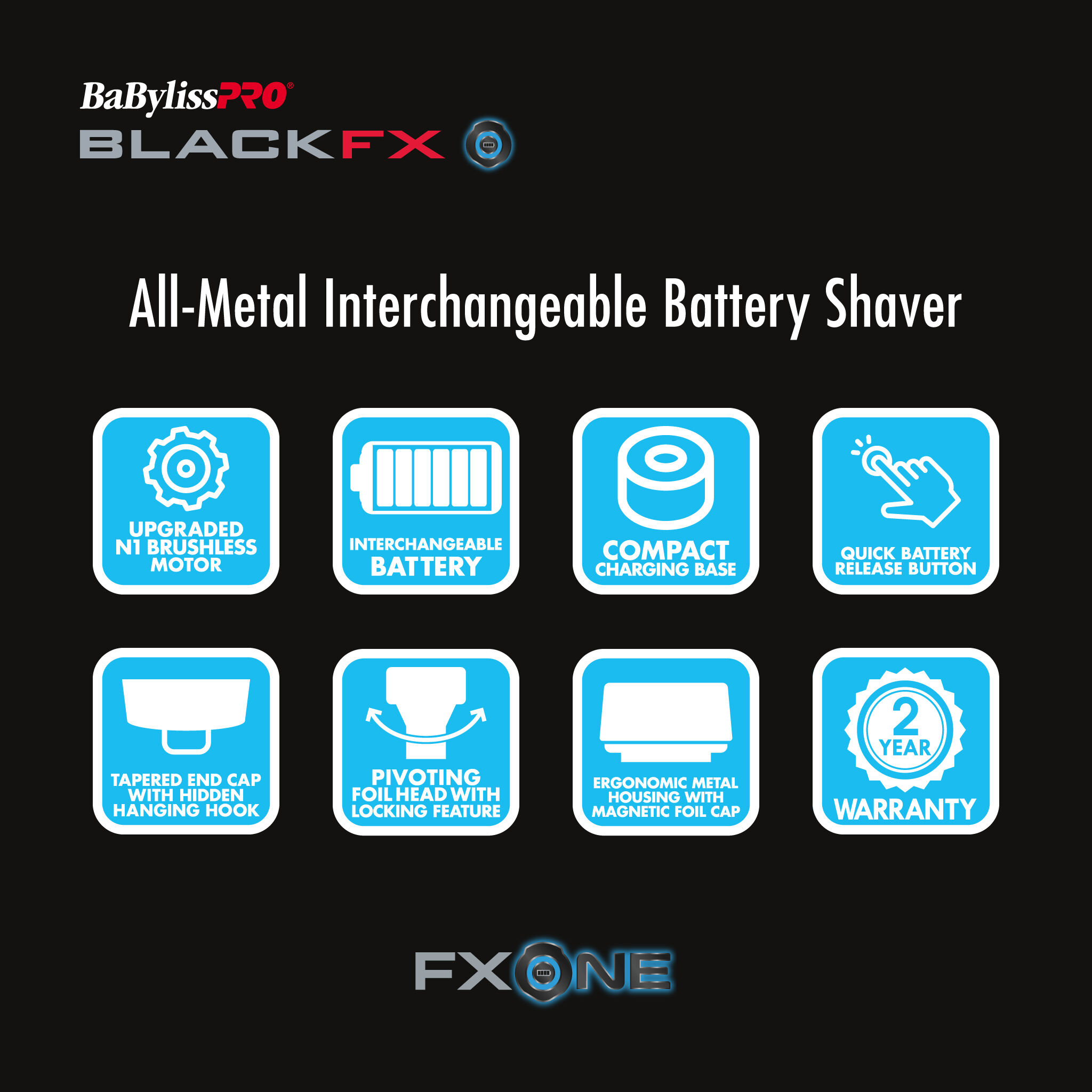 Babyliss PRO FX ONE 純正品 コードレスシェーバー マット 限定色◇【電安法適合・1年保証・1年以降も修理対応】 Babyliss PRO FX