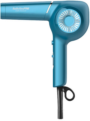 BaBylissPRO Nano Titanium CLASSIC Professional Pistol-Grip Dryer (Blue)